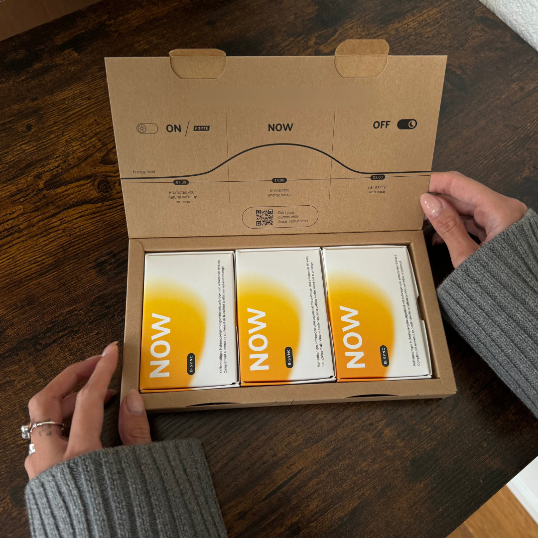 Bleib-Wach Kapseln: B・SYNC® NOW