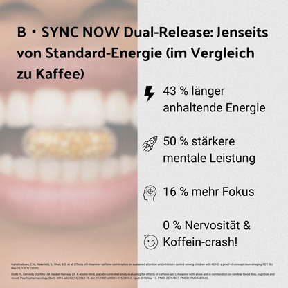 Bleib-Wach Kapseln: B・SYNC® NOW