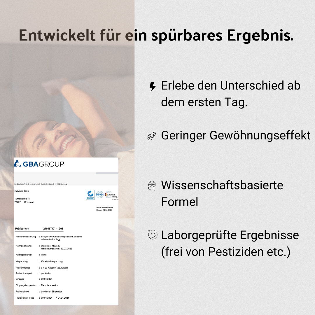 Aufwach Kapseln: B・SYNC® ON FORTE